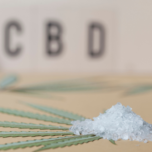 Cristaux et concentrés de CBD naturelles