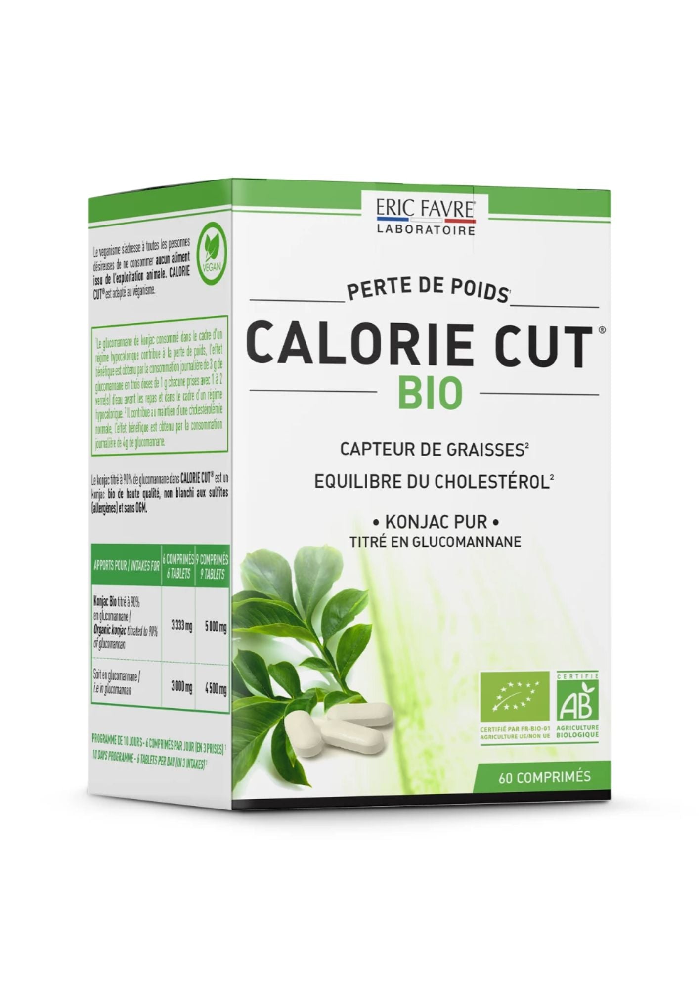 Capteur de graisses | CALORIE CUT BIO | 60 comprimés