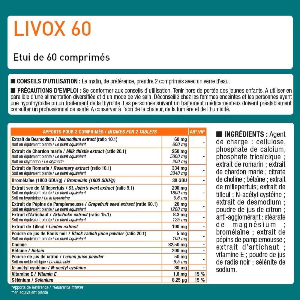 Detox du foie efficace | LIV.OX® 60