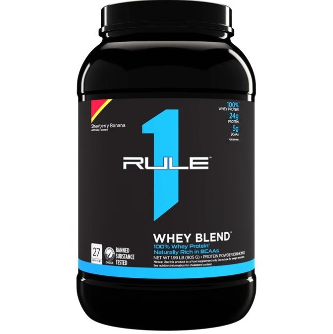 R1 Whey Blend, Strawberry Banana - 905 grams