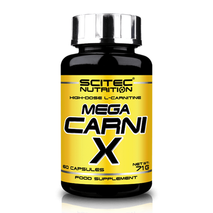 Brûleur de graisses L-carnitine | MEGA CARNI X | 60 capsules